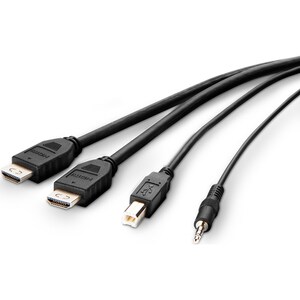 Belkin Cybersecurity and Secure KVM 1.83 m HDMI/Mini-phone/USB KVM Cable - TAA Compliant - Cable for Audio/Video Device, C