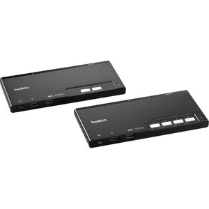 Belkin F1DN004MOD-KM-4 KVM Switchbox - TAA Compliant - 4 Computer(s) - 1 Local User(s) - 4 x USB - Desktop, Wall Mountable