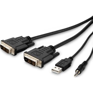 Belkin 3,05 m KVM-Kabel - TAA-konform - Cable for KVM-Umschalter, Server, Videogerät, Computer, Tastatur/Maus - Golden Bes