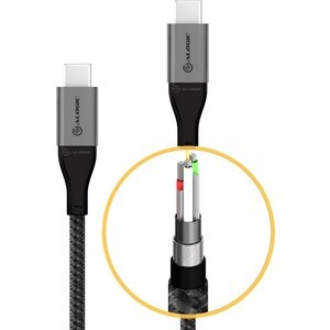 Alogic SUPER Ultra 3 m USB-C Data Transfer Cable - 1 - Cable for Smartphone, Tablet, Notebook - First End: 1 x USB 2.0 Typ