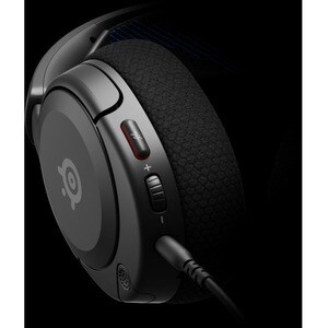 SteelSeries Arctis Nova 1P Wired On-ear Stereo Gaming Headset - Black - Binaural - Ear-cup - 36 Ohm - 20 Hz to 22 kHz - 12