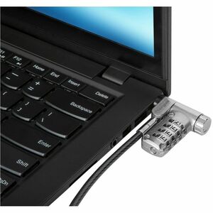 Targus DEFCON ASP96RGLX Cable Lock For Monitor, Docking Station, Notebook - 1.98 m - Resettable - 4-digit - Patented T-bar