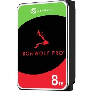 Seagate IronWolf Pro ST8000NT001 8 TB Hard Drive - 3.5" Internal - SATA (SATA/600) - Conventional Magnetic Recording (CMR)