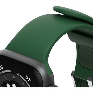 OtterBox Adjustable Smartwatch Band - Small (S) - Buckle Attachment - Green Envy - Silicon, Stainless Steel