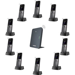 Yealink W73H Handset - Schnurlos - DECT - 100 Phone Book/Directory Memory - 4,6 cm (1,8 Zoll) Screen Size - Headset-Anschl