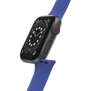 Banda smartwatch OtterBox Regolabile - Grande (L) - Fibbia Accessoriio - Blu - Silicone, Acciaio inox