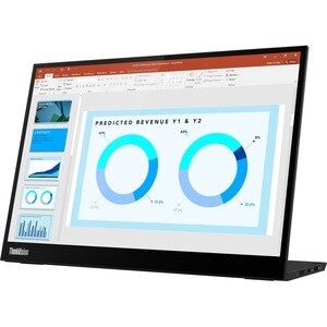 Lenovo ThinkVision M14d 14 Zoll Class LCD-Monitor - 16:10 Format - Schwarz - 35,6 cm (14 Zoll) Viewable - IPS-Technologie 