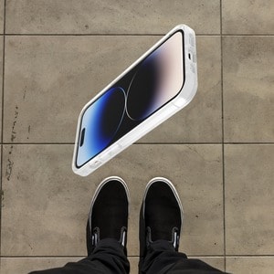 OtterBox Symmetry Estojo para Apple iPhone 14 Pro Smartphone - Claro - Resistente a quedas, Resistente a bactérias - Borra