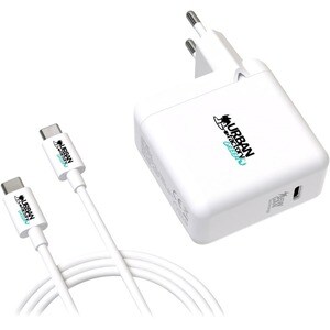 Adaptateur secteur Urban Factory CYCLEE - 65 W - Adaptateur universel - Pour Ordinateur Portable, MacBook, Tablette PC, Sm