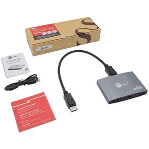 SIIG 1x3 DisplayPort 1.4 to DisplayPort MST Splitter - DP 1.4 MST Video Splitter Hub - Triple DP outputs - Connect up to t