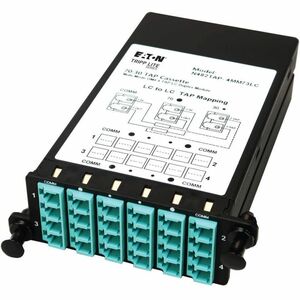 Eaton Tripp Lite Series Fiber TAP Cassette - Multimode, 4x Duplex LC, 70/30 Split - 12 Port(s) - 12 x Duplex