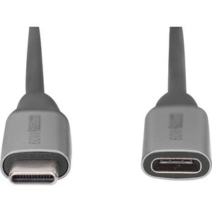 Digitus 1 m USB-C A/V/Power/Data Transfer Cable - 1 - Cable for Audio Device, Video Device, Charger, Monitor, TV, Projecto