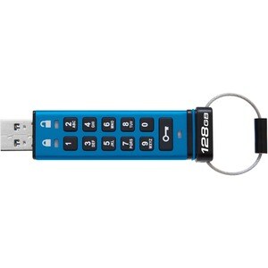 Pen Drive Kingston Keypad 200 IKKP200 - 128 GB - USB 3.2 (Gen. 1) Tipo A - XTS-AES - 145 MB/s Read Speed - 115 MB/s Write 