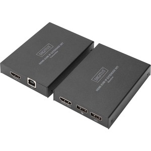 Digitus DS-55507 KVM Extender - Wired - 1 Computer(s) - 1 Local User(s) - 150 m Range - Full HD - 1920 x 1200 Maximum Vide