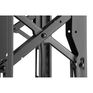 Digitus Wall Mount for Monitor, Video Wall - Black - Height Adjustable - 1 Display(s) Supported - 101.6 cm to 177.8 cm (70