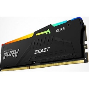 Kingston FURY Beast RAM Module for Motherboard, Computer - 16 GB (1 x 16GB) - DDR5-5200/PC5-41600 DDR5 SDRAM - 5200 MHz Si