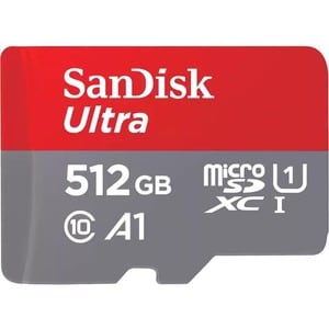 SanDisk Ultra 512 GB Class 10/UHS-I microSDXC - 150 MB/s Lesegeschwindigkeit