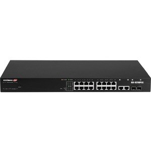 Switch Ethernet Edimax Web Smart GS-5216PLC 18 Porte Gestibile - Gigabit Ethernet - 10/100/1000Base-T, 1000Base-X - 3 Laye