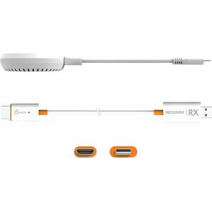 j5create ScreenCast JVAW62-N Video Extender Transmitter/Receiver - Wireless - 15 m Range - 2 x USB - 1080p - 1920 x 1080 V