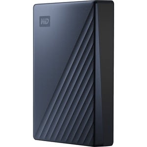 WD My Passport Ultra WDBFTM0050BBL 5 TB Portable Hard Drive - External - Blue - Desktop PC Device Supported - USB 3.0 - 25