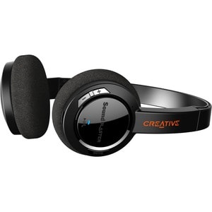 Sound Blaster JAM V2 Wired/Wireless On-ear Stereo Headset - Black - Binaural - Ear-cup - 15 m (590.55") - Bluetooth - 20 H