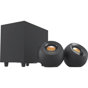 Creative Pebble Plus 2.1 Speaker System - 8 W RMS - Black - 50 Hz to 20 kHz