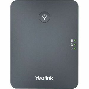 Yealink W70B IP DECT 1.93 GHz Phone Base Station - Classic Gray - 300 m Range - 10 x Handset Supported - 20 Simultaneous C