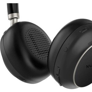 Yealink BH76 Wireless Over-the-head Stereo Headset - Black - Binaural - Ear-cup - 3000 cm - Bluetooth - 20 Hz to 20 kHz - 