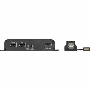Belkin Extender Receiver Copper CAT6 - Universal Video - 4K - 3840 x 2160 Maximum Video Resolution x Network (RJ-45) x USB