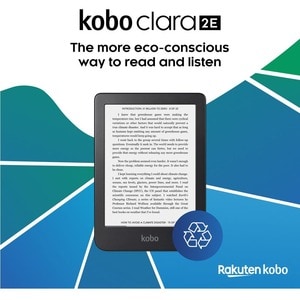 Lettore di testo digitale Kobo Clara 2E - Deep Ocean - 12000 Libro(i) - 16 GB Flash - 15,2 cm (6") Display - Touchscreen -
