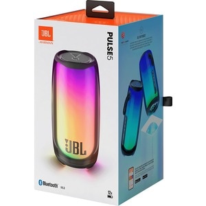 JBL Pulse 5 Portable Speaker System - 40 W RMS - Black - 58 Hz to 20 kHz - Battery Rechargeable - 1