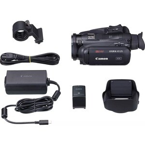 Canon LEGRIA HF G70 Digital Camcorder - 8.9 cm (3.5") LCD Touchscreen - 1/2.3" CMOS - 4K - 21.1 Megapixel Video - MP4 - 20