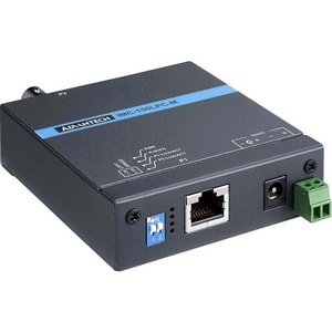 Advantech Hardened PoE Long Reach Ethernet Extender via Coaxial - 1 x Network (RJ-45) - 984.25 ft Extended Range - Metal