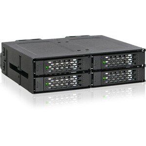 Icy Dock ToughArmor MB699VP-B V3 Drive Enclosure for 5.25" PCI Express NVMe 4.0, U.2, U.3 - SFF-8612 OCuLink Host Interfac