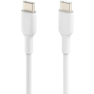 Belkin USB-C to USB-C Cable (2m / 6.6ft, White) - 2.01 m USB-C Data Transfer Cable for iPad mini, iPad Air, iPad Pro, iPho