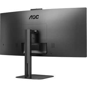 AOC CU34V5CW/BK 34" Class Webcam UW-QHD Ecrã curvo Monitor LCD - 21:9 - 86,4 cm (34") Viewable - Alinhamento vertical (VA)