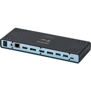 Dicota USB-Typ C Docking Station für Monitor, Smartphone, Tablet, Notebook - 65 W - Schwarz - Tragbar - 2 Unterstützte Dis