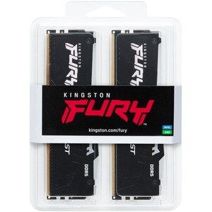 Kingston FURY Beast RAM Module for Desktop PC, Motherboard - 32 GB (2 x 16GB) - DDR5-5600/PC5-44800 DDR5 SDRAM - 5600 MHz 