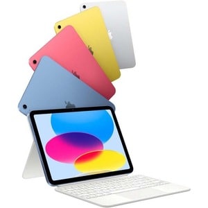 Apple iPad (10th Generation) A2757 Tablet - 10.9" - 4 GB - 64 GB Storage - 5G - Silver - A14 Bionic Hexa-core (6 Core) - 2