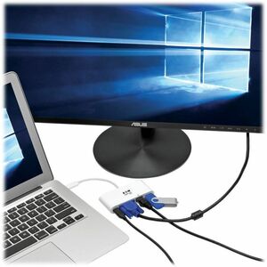 Tripp Lite series U444-06N-VGU-C Docking Station für Notebook, Tablet-PC - 2 x USB-Anschlüsse - 2 x USB 3.0 - Netzwerk (RJ