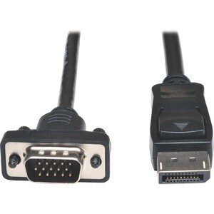 Tripp Lite series P581-006-VGA-V2 1,83 m DisplayPort/VGA Videokabel - Cable for Videogerät, Monitor, Projektor, TV, Grafik