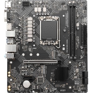 MSI H610M-G DDR4 Gaming Desktop Motherboard - Intel H610 Chipset - Socket LGA-1700 - Pentium Gold, Celeron, Core Processor
