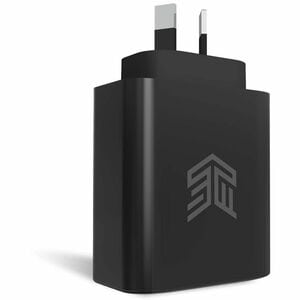 STM Goods 65W Dual Port (USB-C & USB-A) Power Adapter (AUNZ) - black - 65 W - New Zealand - Black