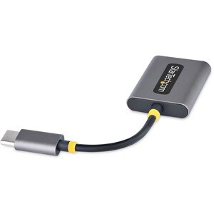 StarTech.com USB-C Headphone Splitter, USB Type C Dual Headset Adapter w/Mic Input, USB C to 3.5mm Audio Adapter/Earphone 