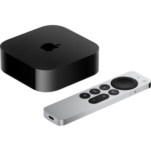 Apple TV 4K Internet TV - 64 GB HDD - Wireless LAN - Black - Siri - HDR10, HDR10+, HLG - Dolby Digital 5.1, Dolby Digital 