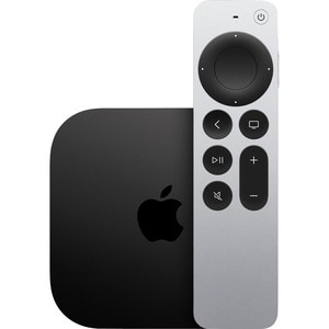 Apple TV 4K Internet TV - 128 GB HDD - Wireless LAN - Black - Siri - HDR10, HDR10+, HLG - Dolby Digital 5.1, Dolby Digital