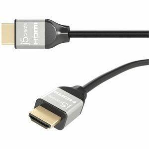 j5create JDC52 2.01 m HDMI A/V Cable - 1 - Cable for Notebook, Desktop Computer, Docking Station, Monitor, TV, Apple TV - 