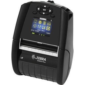 Zebra ZQ620 Plus Desktop, Industrial, Mobile Direct Thermal Printer - Monochrome - Label/Receipt Print - Bluetooth - Wirel