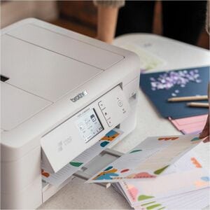 Brother DCP-J1800DW Kabellos - Tintenstrahl-Multifunktionsdrucker - Farbe - Kopierer/Drucker/Scanner - 1200 x 600 dpi Druc