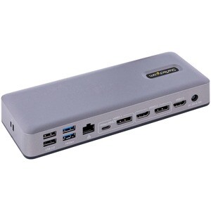StarTech.com USB-C Docking Station, HDMI/DP/DP Alt Mode USB-C Dock, Triple/Dual 4K, 7x USB Hub, 60W PD, GbE, WWCB certifie